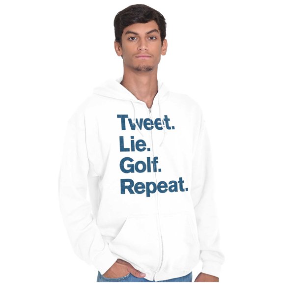 Lie Golf Repeat Zip Up Hoodie Men's Women's Brisco Brands L