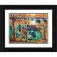 thumbnail image 1 of Lie, Jonas 14x12 Black Ornate Wood Framed with Double Matting Museum Art Print Titled - Romantic sunset, Maine, 1 of 4