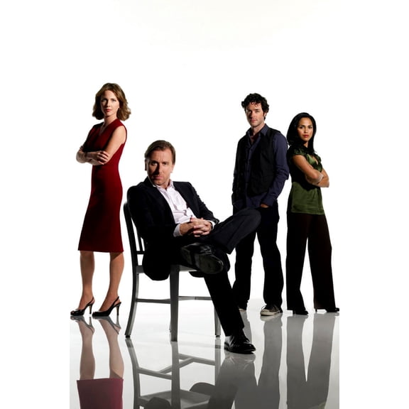 Lie To Me Poster Cast Photo Metal Sign 8Inx 12In Metal Print 8x12 Square Adults Best Posters