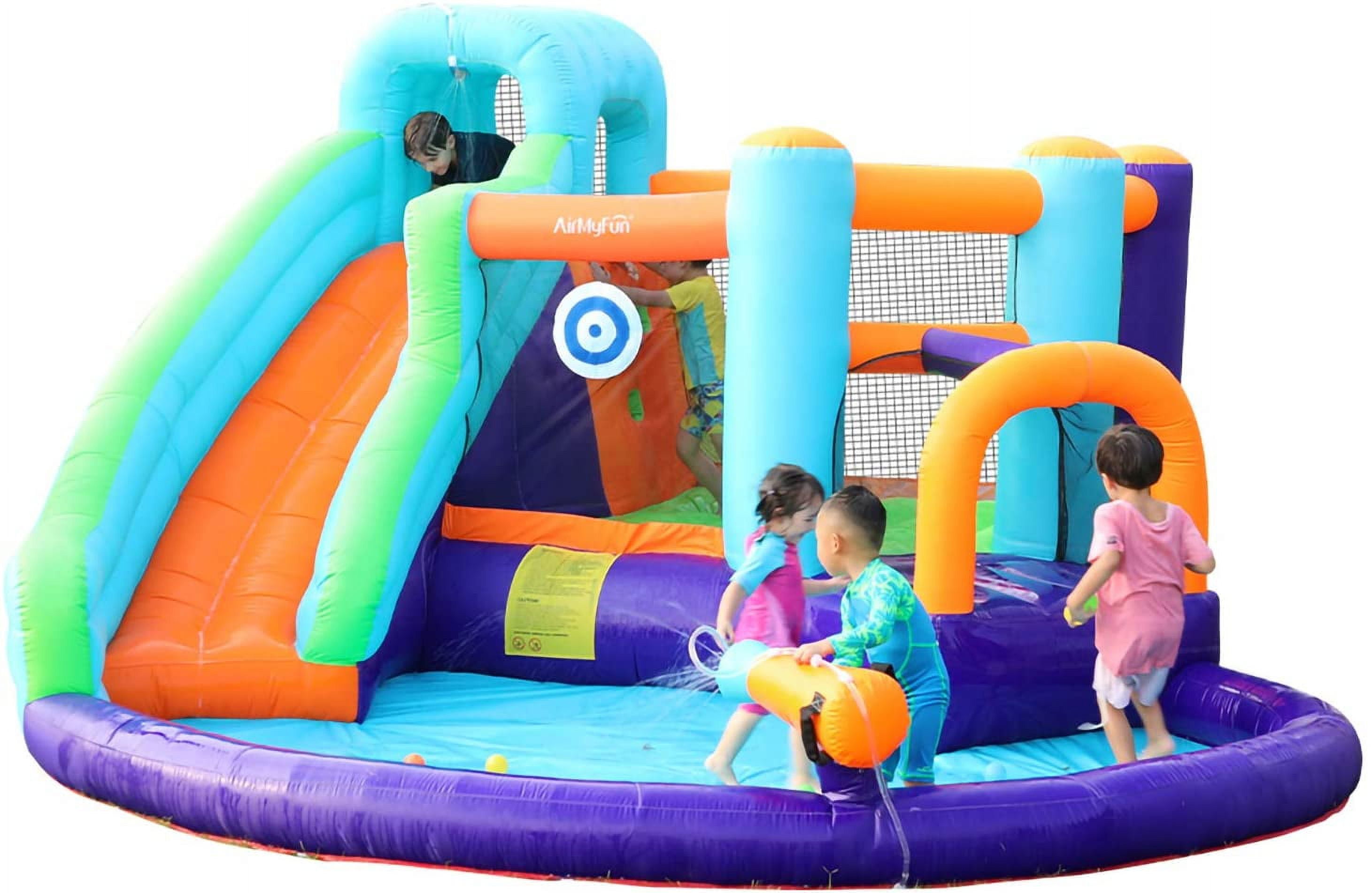 LiebeRen Bounce House for Kids 3 12 Inflatable Slide Jumping Bounce Castle Blow Up Toddler Bouncy House for Kids Outdoor with Slide and Blower Use for