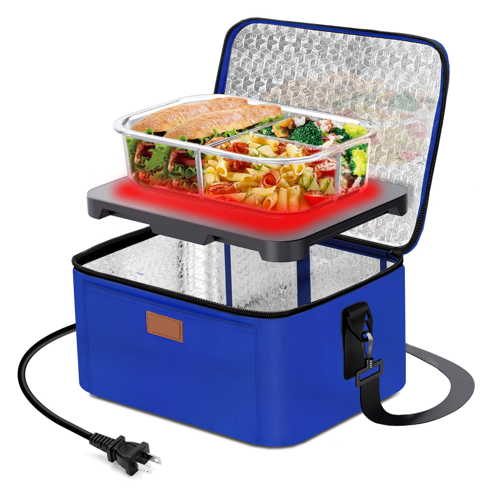 LiebeRen Portable Oven, 12V, 24V, 110V Food Warmer, Portable Mini