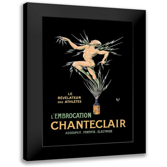 Liebeaux, Michel 13x18 Black Modern Framed Museum Art Print Titled - LEmbrocation Chanteclair, 1910