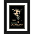 thumbnail image 1 of Liebeaux, Michel 13x18 Black Ornate Wood Framed with Double Matting Museum Art Print Titled - LEmbrocation Chanteclair, 1910, 1 of 4