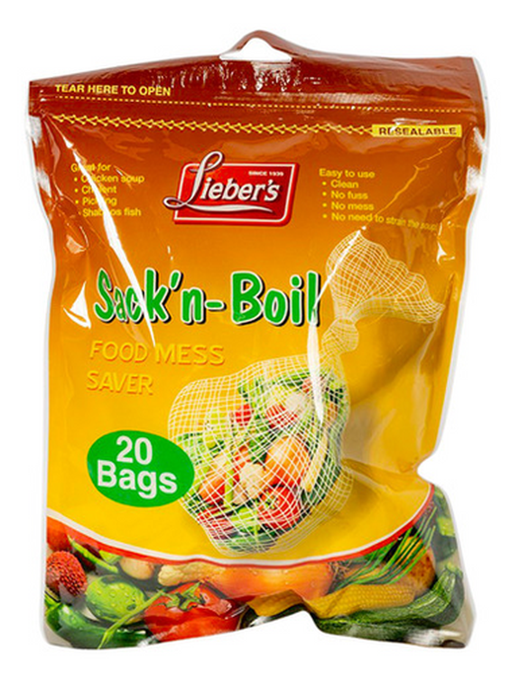 Food Mesh Bags, Large 1/2 Gallon, 20 Count