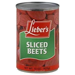 Lieber's Sliced Beets Kosher For Passover 15 Oz. Pack Of 6.