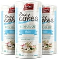 thumbnail image 1 of Lieber's Thin Plain Rice Cakes Sea Salt, Gluten Free, Vegan, 3.1 oz. (3 Pack), 1 of 5