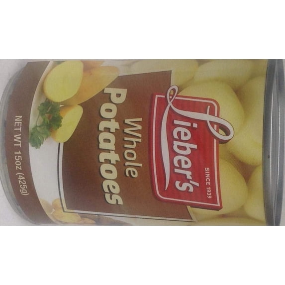 Lieber's Whole Potatoes Kosher For Passover 15 Oz. Pack Of 6.
