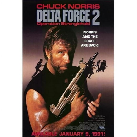 Liebermans Delta Force 2- Operation Stranglehold - Movie Poster - 11x17