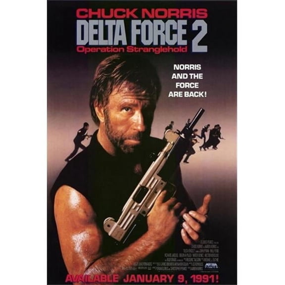 Liebermans Delta Force 2- Operation Stranglehold - Movie Poster - 11x17