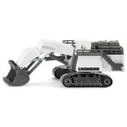 Liebherr R9800 Mining Excavator White and Gray 1/87 HO Diecast Model by Siku