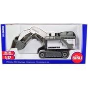 Liebherr R9800 Mining Excavator White and Gray 1/87 HO Diecast Model by Siku