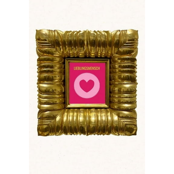 Lieblingsmensch : Valentine's Day Gift - Blush Notebook in a cute Design - 6" x 9" (15.24 x 22.86 cm) (Paperback)