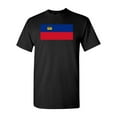 thumbnail image 1 of Liechtenstein Country Flag Adult DT T-Shirt Tee, 1 of 2