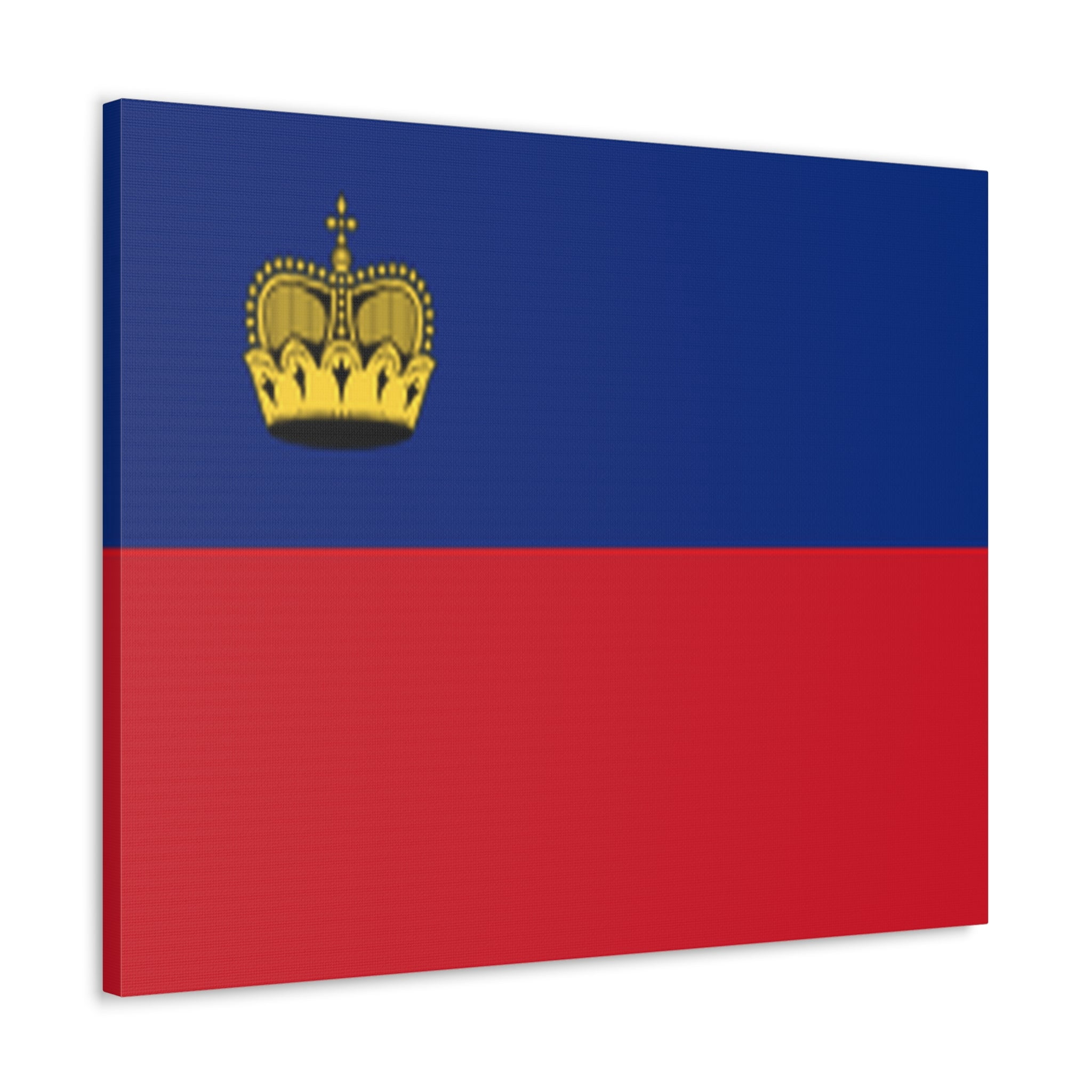 Liechtenstein Country Flag Canvas Vibrant Wall Art Unframed Home Decor ...