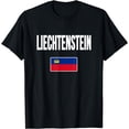 thumbnail image 1 of Liechtenstein Flag T-Shirt, 1 of 4