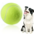 thumbnail image 1 of Lieonvis 24cm Pet Tennis Rubber Dog Tennis Ball Interactive Dog Tennis Ball Funny Large Pet Training Ball Toy Dog Inflatable Tennis Ball for Dog Pet Puppies Play, 1 of 10