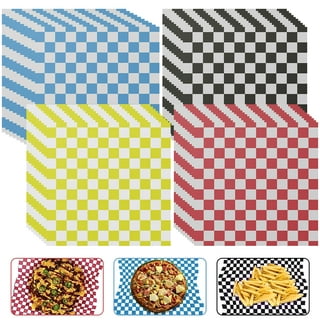 [5000 Sheets] 12x12 Deli Paper Sheets, Green and White Checkered Dry Waxed  Paper, Waterproof Sandwich Wrapping, Grease-Proof Wax Paper for Food