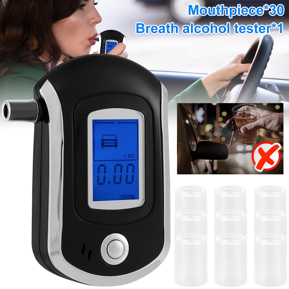 Lieonvis Alcohol Breathalyzer,HighAccuracy Alcohol Breath Tester