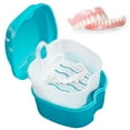 thumbnail image 1 of Lieonvis Denture Case,Denture Cup with Strainer,Complete Clean Care for Dentures,Denture Bath Box False Teeth Storage Box with Basket Net Container Holder, 1 of 9