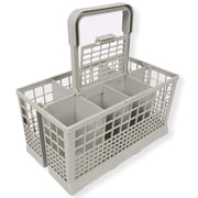 Jetcloudlive Dishwasher Cutlery Basket Universal Dishwasher Silverware Cutlery Basket Foldable Dishwasher Basket Replacement Rack Accessory Cutlery Holder for Dishwasher Kitchen Fork Spoon