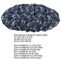 Lieonvis Kayak Covers UV Protection Canoe Cover 210D Oxford Kayak Accessories Dust Cover Waterproof Sunblock Outdoor Fishing Boat Cover Canoe Storage Cover for Fishing Boat Kayak Canoe