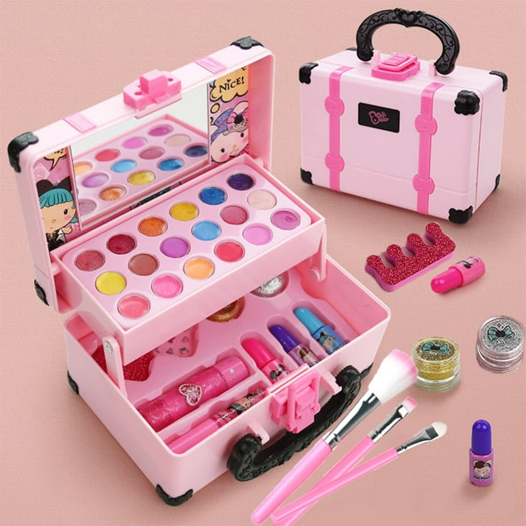 Child Toy Girls Real Makeup Kit Washable Play Makeup Set Kids Toys