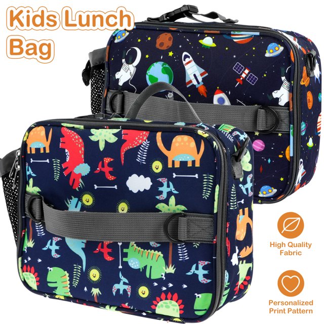 Lieonvis Lunch Box Kids,Insulated Lunch Box for Boys and Girls,Washable
