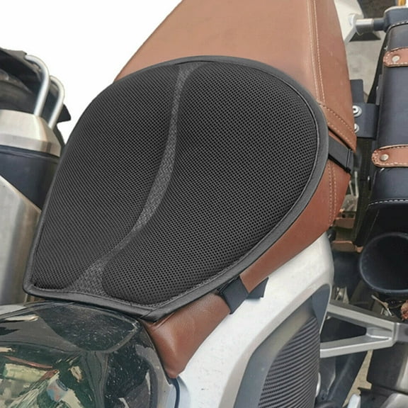 Lieonvis Motorcycle Seat Cushion 5-Layer Shock Absorption Motorbike Seat Pad Quick-Drying Protective Ride Saddle Seat Non-slip 3D Breathable Mesh Cushion Seat Cover for Motorcycle Bicycles