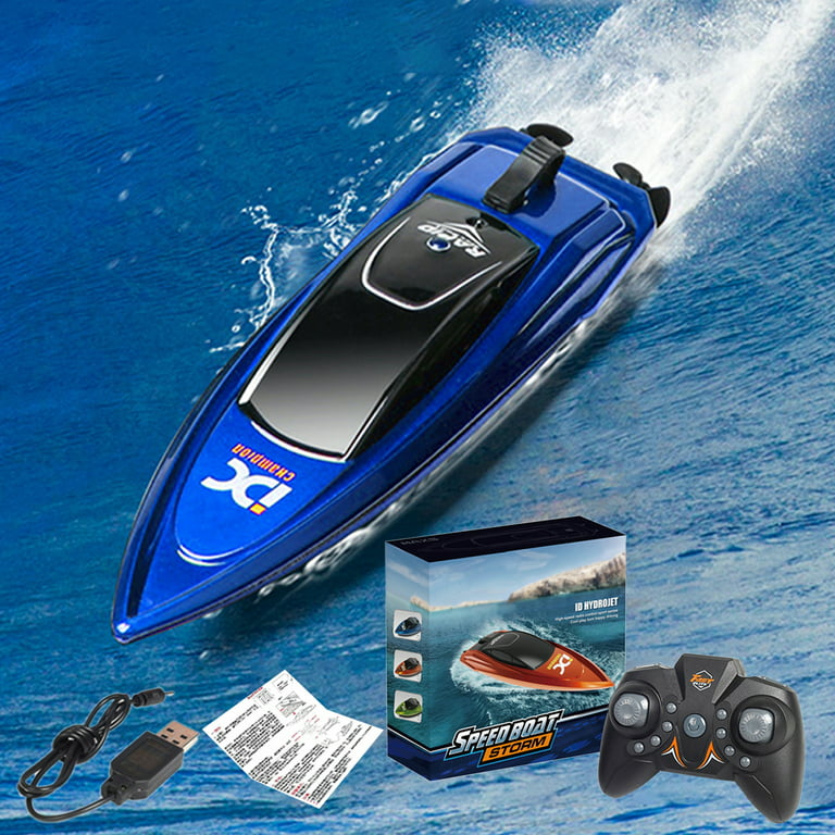 Lieonvis RC Boats,High Speed Remote Control Boat with Rechargeable  Batteries for Lakes,2.4 GHz Fast RC Boat for Adults RC Boat Toy Ship Summer  Water Toy Gift for Kids Adults 