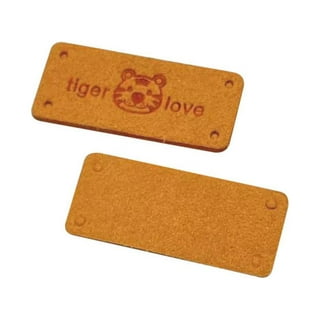 30pcs Sewing leather labels for handmade items Personalized