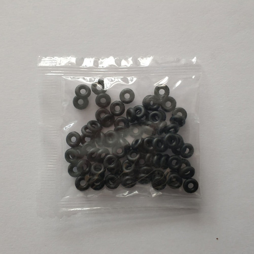 Lierteer 100Pcs Carp Fishing Rigs Rings O Ring for Wacky Rigging Worms