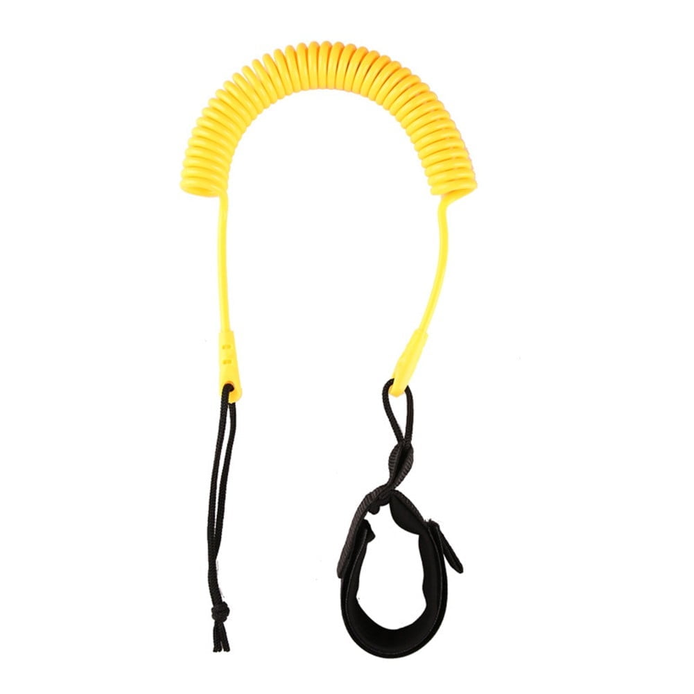 Lierteer 10Ft Coiled Su P Leash Stand Up Paddle Board Surfboard Leash Leg Rope Foot Leg