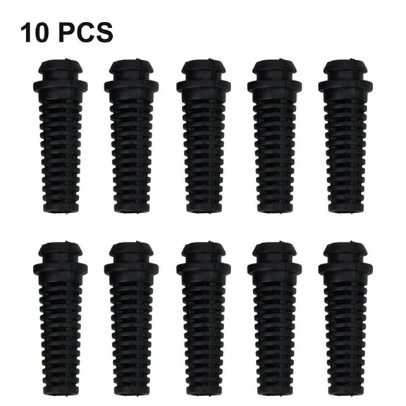 Lierteer 10X Cable Gland Connector Rubber Strain Relief Cord Power Tool Cable Sleeves black