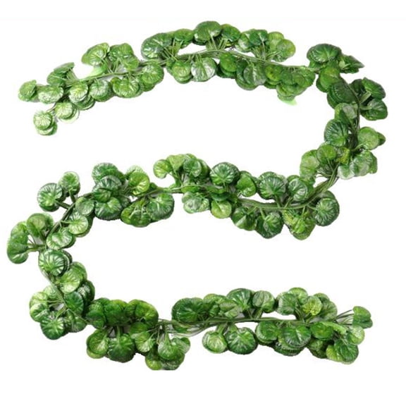 Lierteer 12Pcs Artificial Hanging Plants Long Green Grape Creeper Green Basket Garland Begonia