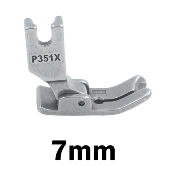 Lierteer 1PC Adjustable P351X Presser Foot Industrial Sewing Machine Edge Presser Foot Metal Industrial Sewing Machine 7mm
