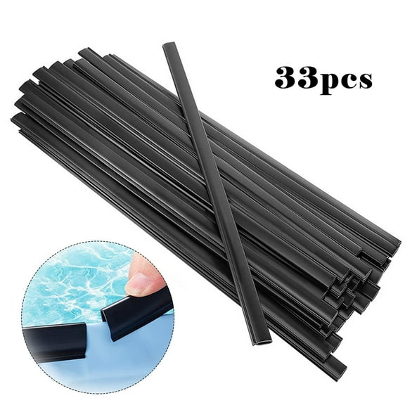 Lierteer 1pc Black Swimming Pool Liner Pool Liner 2.4cm Wide 61cm Long Black Liner Response Strip Oval/Circular Pool Replace A