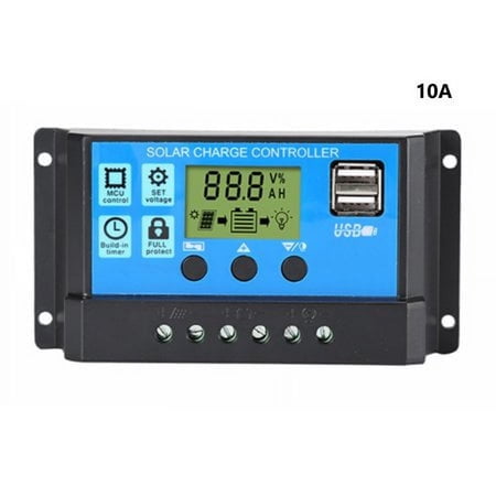 Lierteer 1pcs Pwm solar controller 10a20a30a intelligent photovoltaic system controller