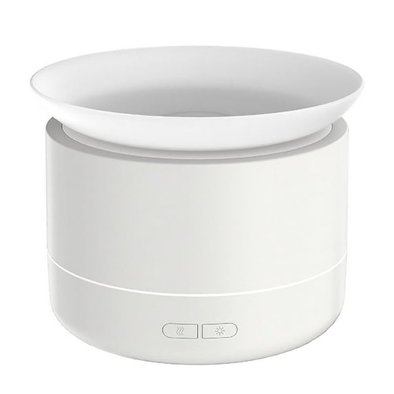 Lierteer 200ml essential oil diffuser, small diffuser with 7 color lights for home office White