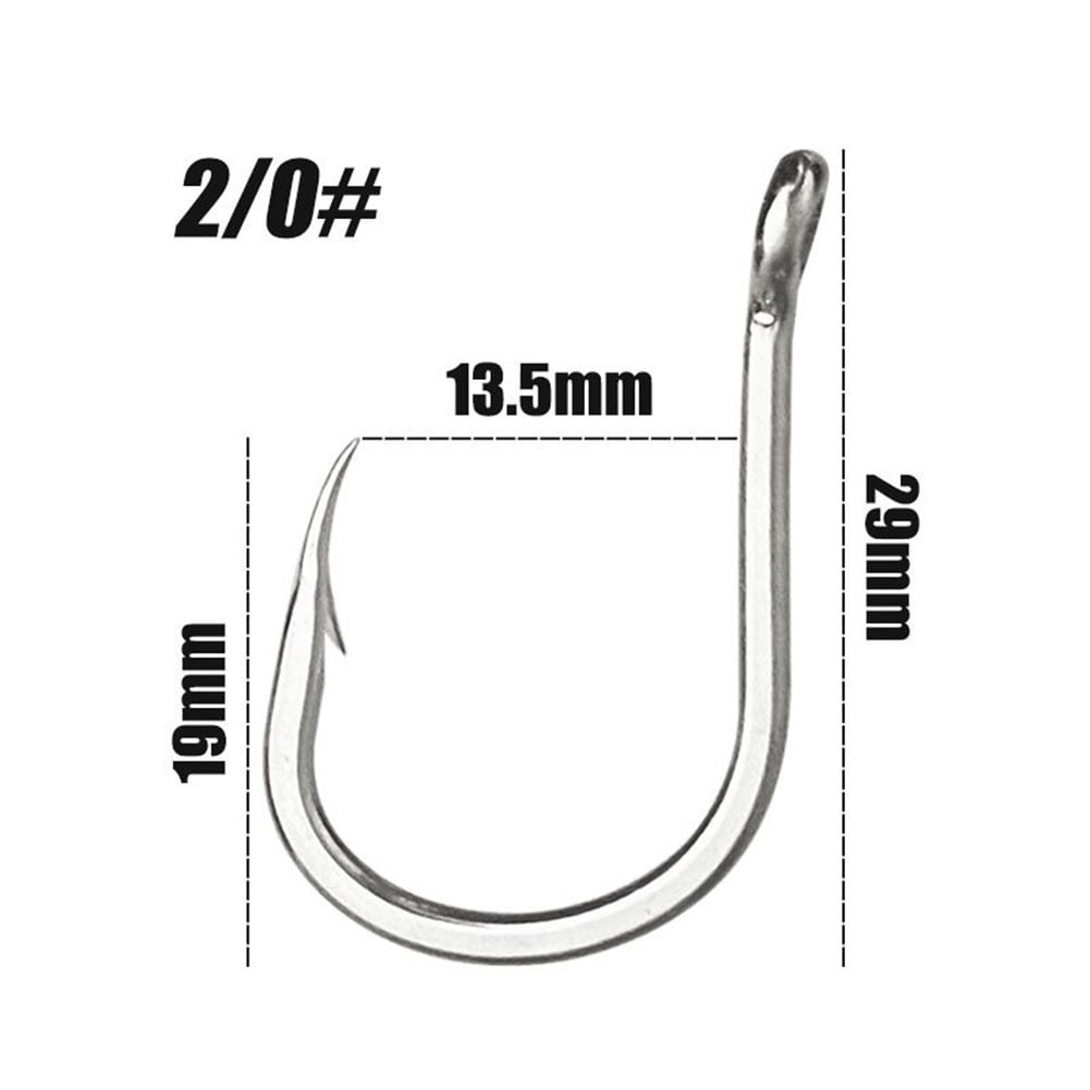 Lierteer 2pcs fishing hook Spinner Spoon Hook Sequins Wobblers Treble Hooks  4/0# 