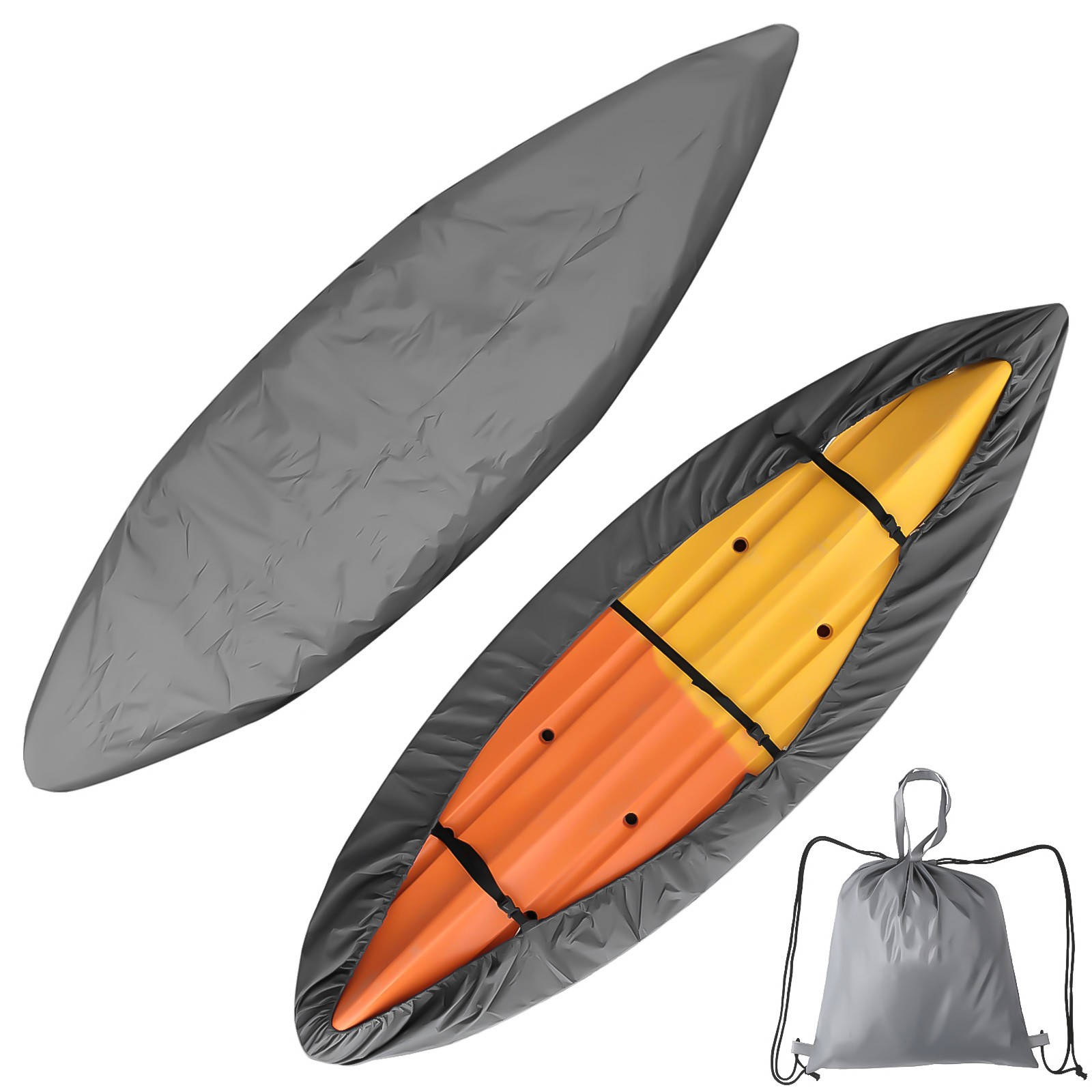 Lierteer 420D Kayak Cover for Outdoor Storage Universal Kayak Storage