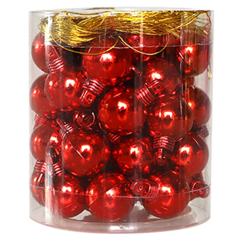 Lierteer 48 Pcs Christmas Ball Decorations 2023 Christmas Tree Hanging