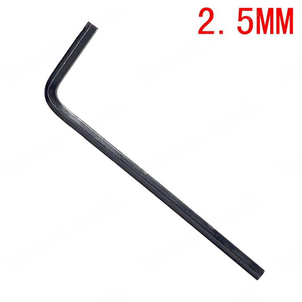 Lierteer 6 Common Sizes Guitar Wrench Hex Keys L Shaped Hex Hexagon Key Correct Tools