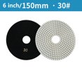 thumbnail image 1 of Lierteer 6 Inch 150Mm Dry/Wet Diamond Polishing Pads Flexible Grinding Discs For Granite, 1 of 6
