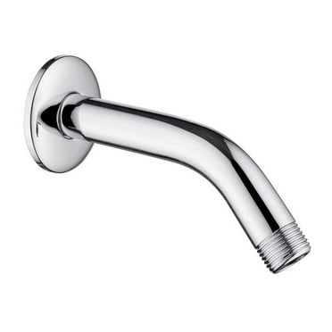 Lierteer 6 Inch Stainless Steel Wall-Mounted Shower A-rm And Flange Shower Head Chrome plated