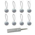 thumbnail image 1 of Lierteer 8 Pcs Bed Sheet Clip Quilt Anti-Slip Buckles Needleless Holder with Crochet Hook Gray, 1 of 5