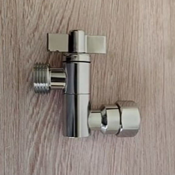 Lierteer Adjustable Shower Head Extender Adapter Solid Brass Elbow Adjustable Angle Brushed Nickel