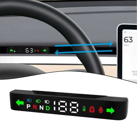 Lierteer Car HUD Head Up Dashboard Electronics Digital Speed Display For Tesla Model 3 Y