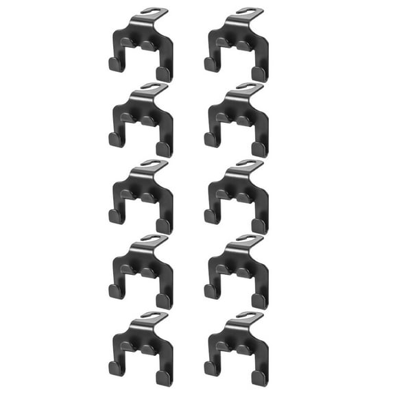 Lierteer Car Hook Headrest Hook Car Purse Hook Car Storage Hook Vehicle Seat Hook 10pcs