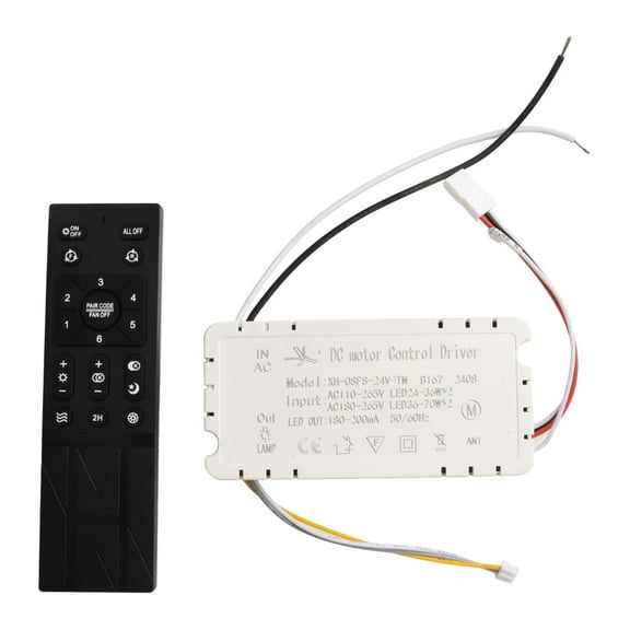 Lierteer Ceiling Fan Light Remote Control 6 Speed AC 110V-265V Dimmable Controller Driver Kit Home Improvement In Stock Accessory