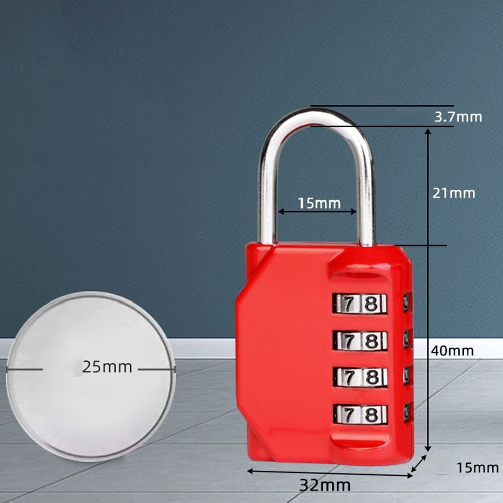 Lierteer Combination Padlock 4Digit Outdoor Weatherproof Security